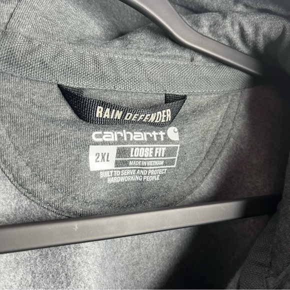 Carhartt Rain Defender Loose Fit Heavyweight Full Zip Sweatshirt Men's 2XL NWT - Picture 3 of 13